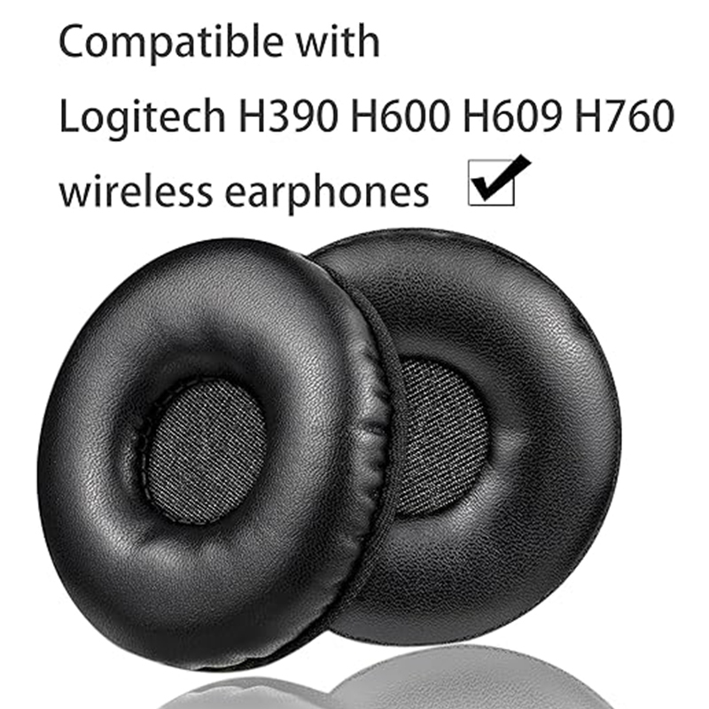 Đệm Tai Thay Thế Bịt Tai Thích Ứng Với Logitech H390 H600 H609 H760 Tai Nghe Không Dây Siêu Mềm Bịt 