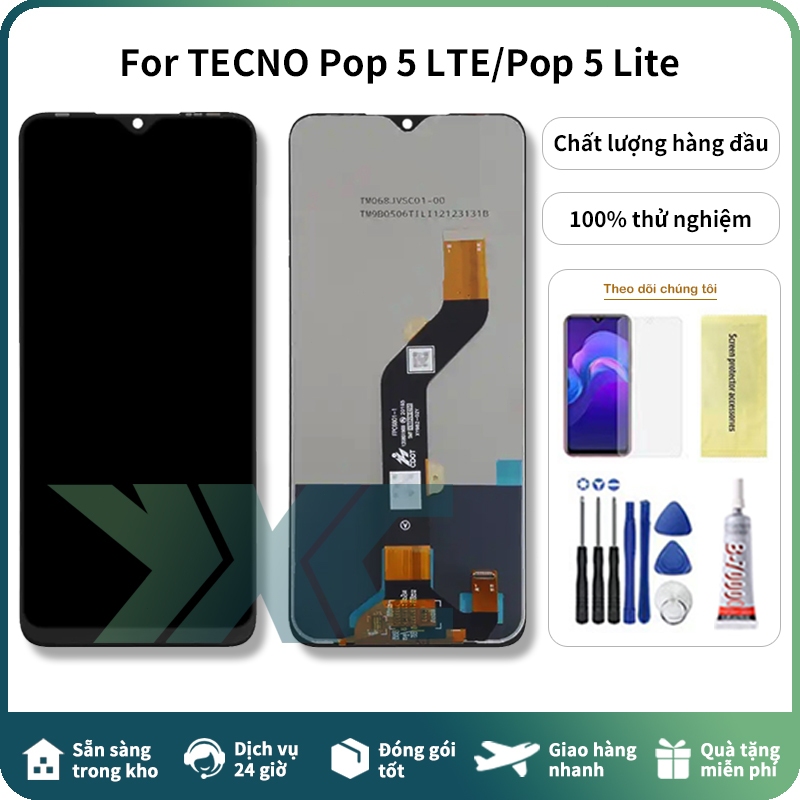 Dành Cho Tecno Pop 5 Lte Pop 5 Lite BD4 BD4a BD4i Màn Hình LCD Lắp Ráp Thay Thế Màn Hình LCD Siêu Tr