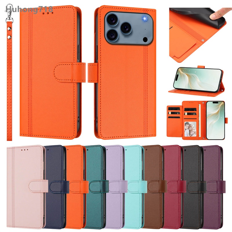 Dành Cho OukItel C1 C57 C57S C58 C59 C65 Pro Ví Lật Bao Da Bảo Vệ Thả Có Khe Cắm Thẻ Vỏ Silicon Mềm 