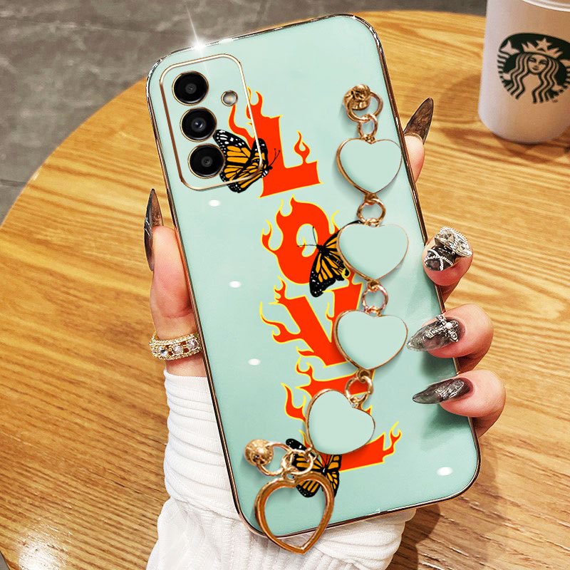 Ốp Điện Thoại YBD Cho Samsung Galaxy A26 A34 A35 A36 A53 A54 A55 A56 M54 F54 5G Ống Kính Mạ Điện Ful