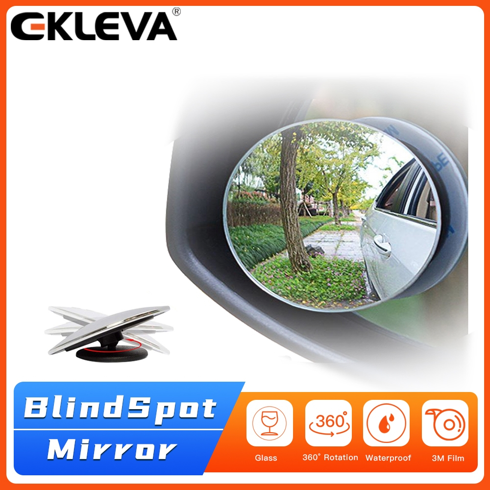Gương điểm mù EKLEVA, Gương chiếu hậu lồi có thể điều chỉnh, Xoay góc rộng không khung
