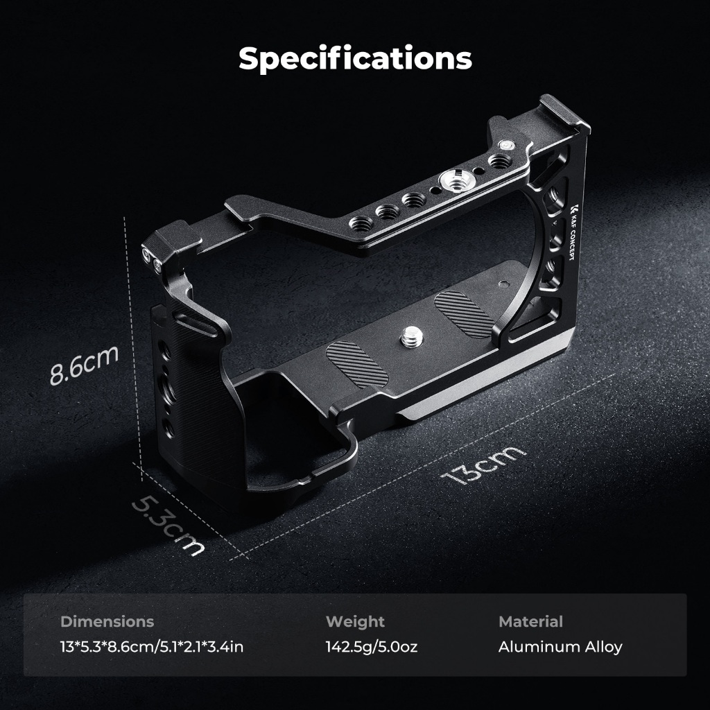 K & F CONCEPT Sony full camera lồng thỏ cho máy ảnh Sony A6500 / A6400 / A6300 / A6000