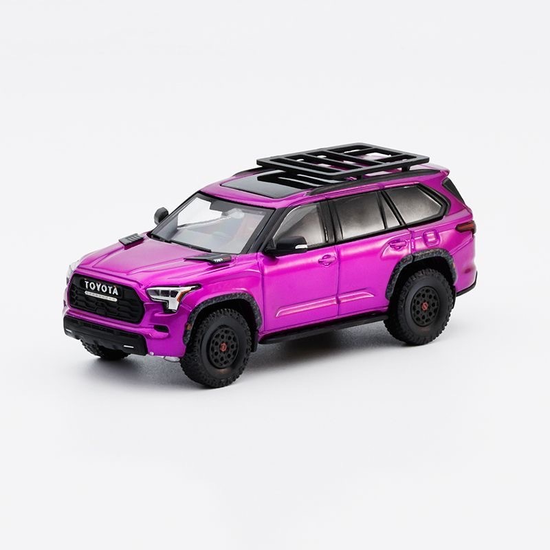 GCD 1 / 64 Toyota Sequoia Tím SUV Hợp Kim Xe Ô Tô Bộ Sưu Tập Mô Hình Đồ Trang Trí