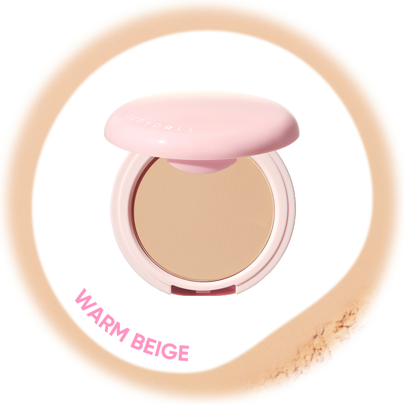 [QUÀ TẶNG KHÔNG BÁN] Phấn Nén JUDYDOL  PEACH SKIN MATTE 2-WAY CAKE WARM BEIGE #04 Miniszie 4.5g