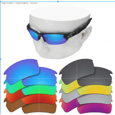 Ống kính thay thế phân cực phù hợp với Oakley Flak XS OJ9005 Kính râm 59mm 2026