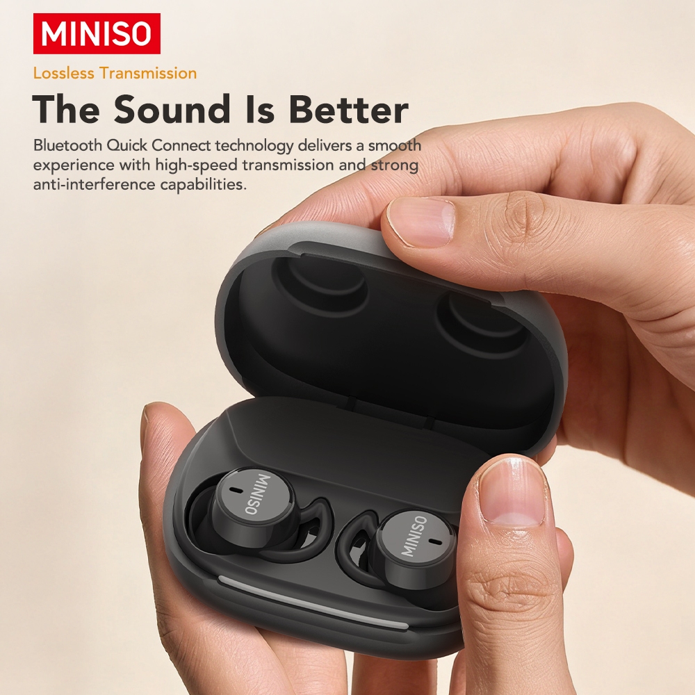 MINISO MS217 Tai nghe dịch thuật AI Tai nghe Bluetooth 6.0 Hỗ trợ dịch 134 ngôn ngữ Chống ồn ENC Micro thu âm trong trẻo Chống nước IPX5 Âm thanh Hi-Fi Độ trễ thấp Tai nghe chuyên dụng cho Gaming | BigBuy360 - bigbuy360.vn