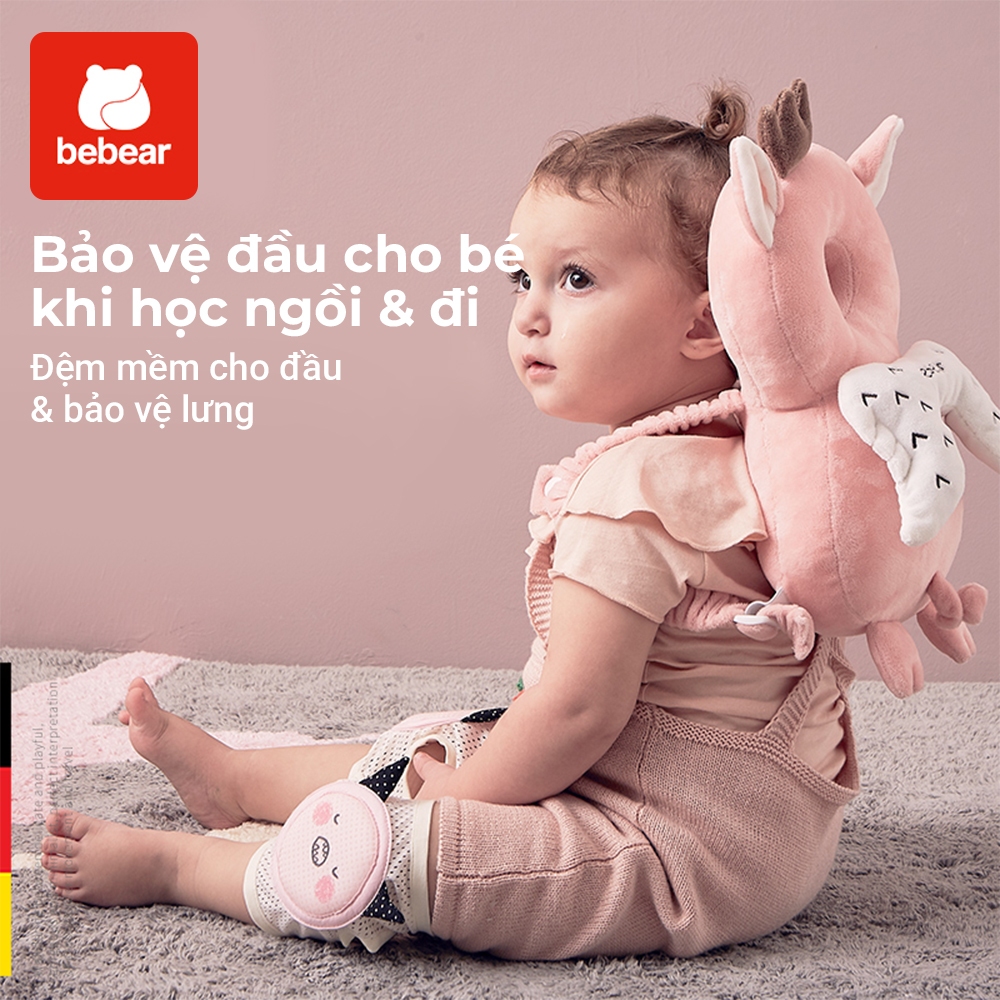 Gối Bảo Vệ Đầu Chống Ngã Cho Bé Bebear Đệm Chống Va Đập Cho Trẻ Tập Đi