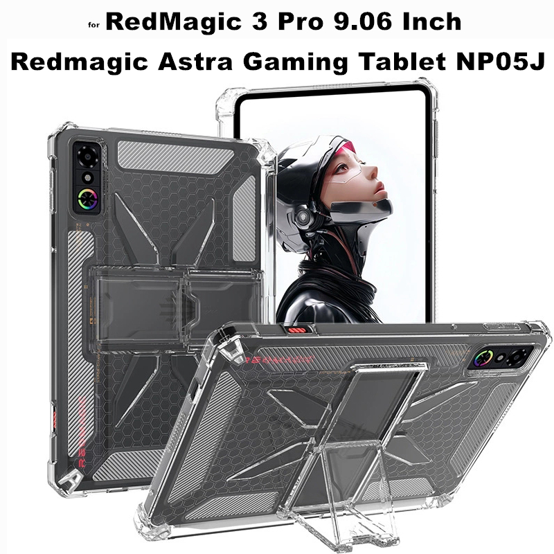 Dành Cho Máy Tính Bảng Chơi Game Redmagic Astra 3 Pro NP05J 9.06 Inch TPU Đứng Bao Túi Khí Bảo Vệ Ch