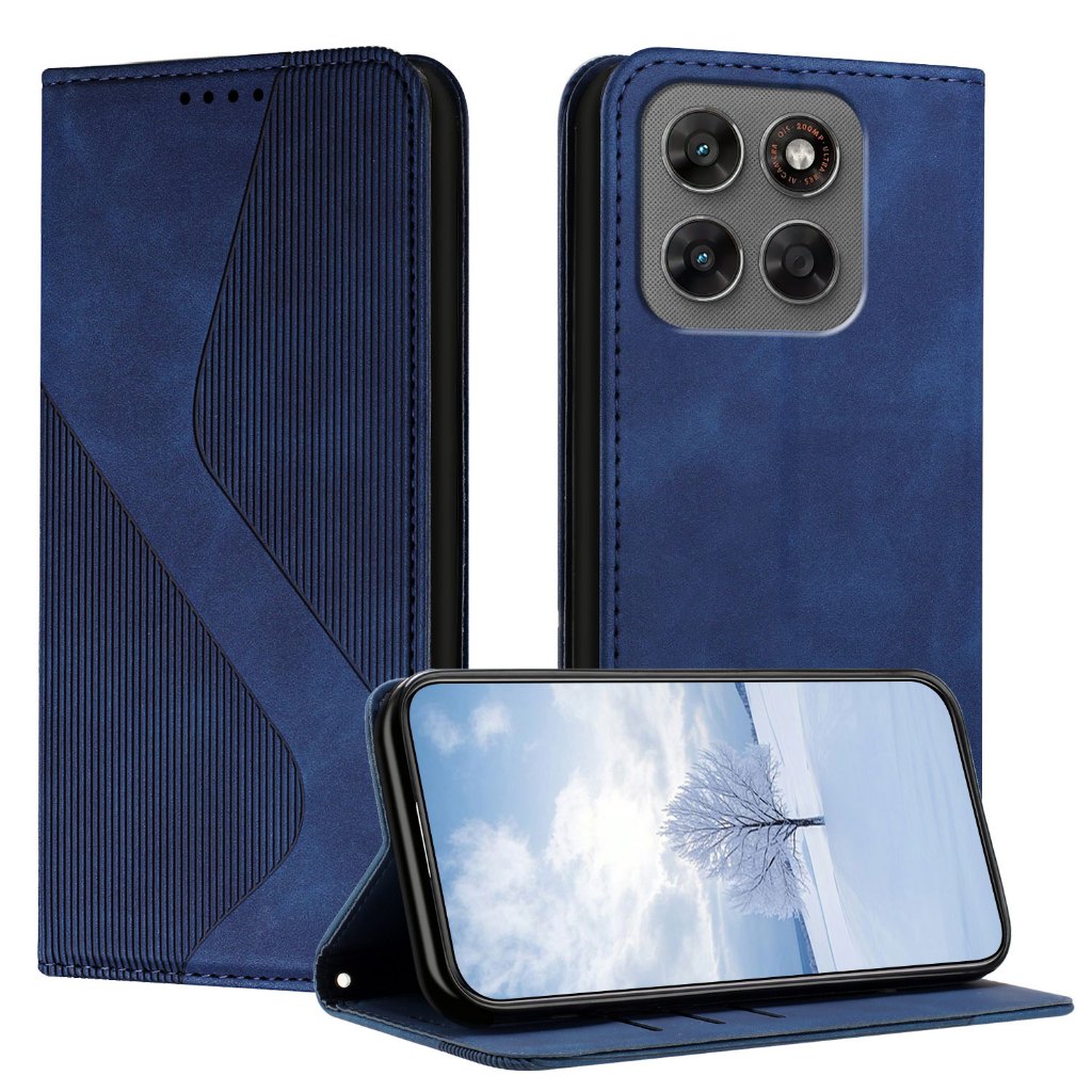 Dành Cho MOTO G37Power G47 EDGE70PRO Chữ Ký G67 G77 G87 Từ Đóng Cửa Kinh Doanh Da Flip Case