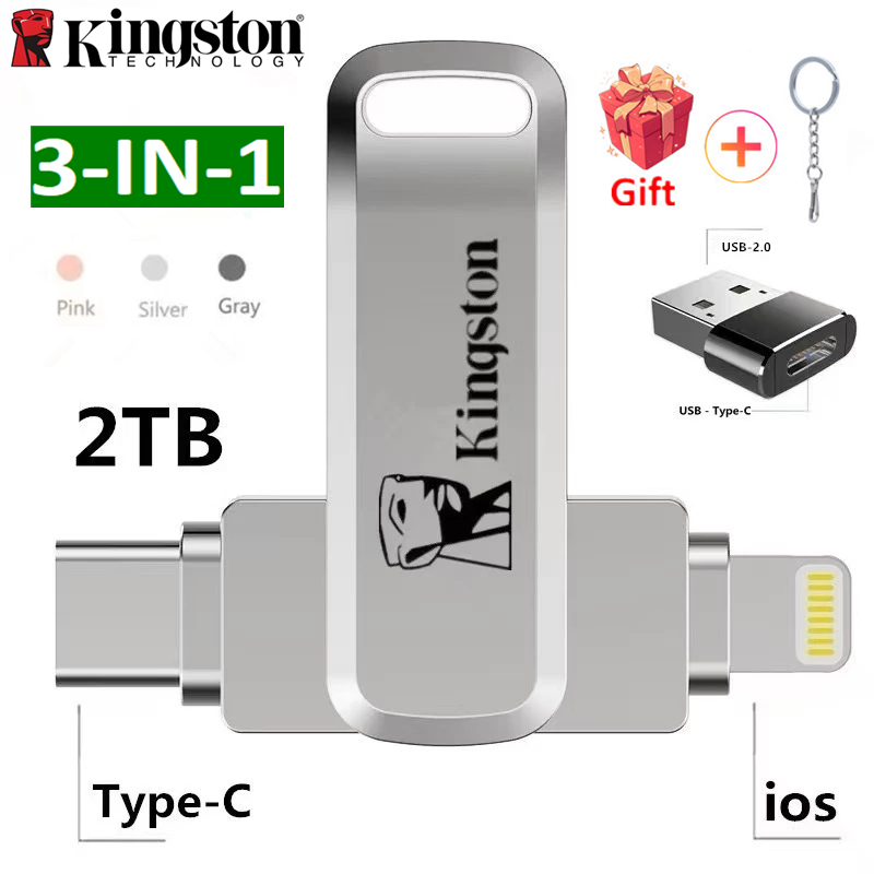 Bộ chuyển đổi giao diện Kingston U-disk Type-C Ổ đĩa flash lật Ixpand / Ổ đĩa USB kép mini Ixpand tư