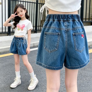 QuầN Short Denim đậM MàU MớI Cho Bé GáI, MáT Mẻ MùA Hè, ChấT LiệU MềM QuầN Short Jean Nữ