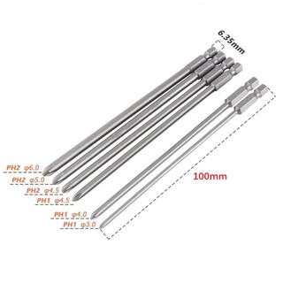 Set 6 Đầu Tua Vít Nam Châm 1 / 4inch bits