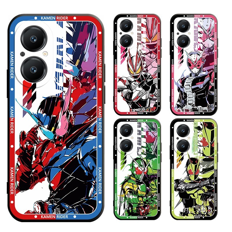 Dành Cho Realme 15X 15 PRO 15T 15 14X 14T 14 PRO PLUS Vỏ Mềm Kamen Rider