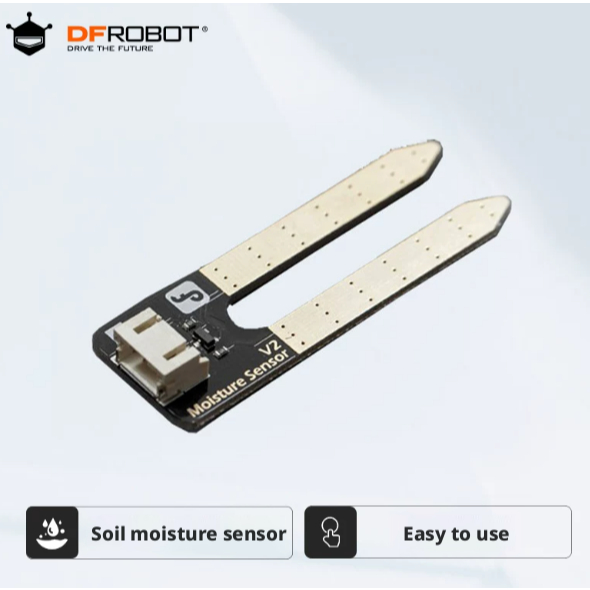 DFRobot Cảm biến độ ẩm đất chống thấm Mô-đun phát hiện khô và độ ẩm Tương thích với Arduino