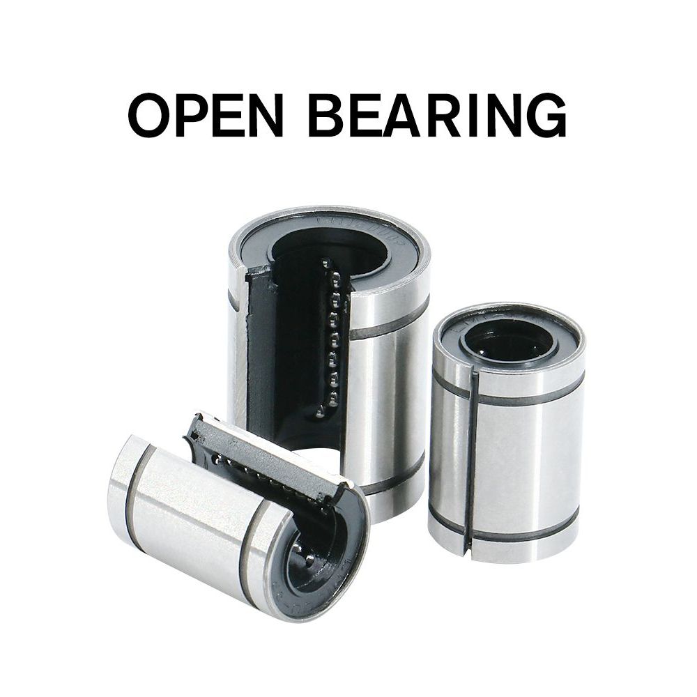 HTNC LM10 LM12 LM13 LM16 LM20 LM25 LM30 OPUU Mở Loại Vòng Bi Tuyến Tính CNC Phần