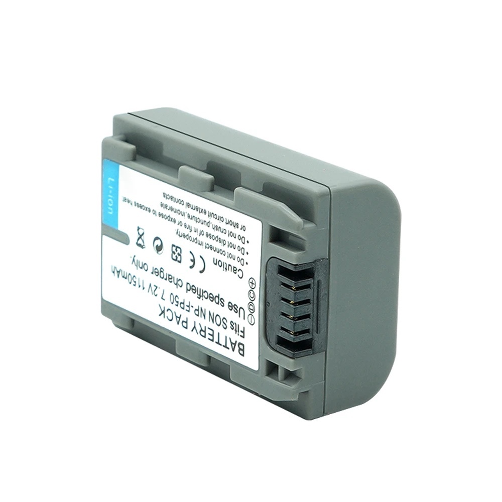 Pin 1150mAh NP FP50 cho Sony NP-FP50 NP-FP30 DCR DVD103 DVD105 DVD203 DVD205 DVD305 HC20 DCR-DVD92E 