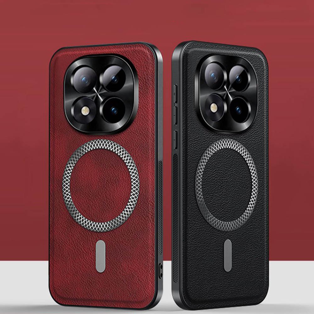 Vỏ Da PU Cho POCO M7 M8 Pro Vỏ M7Pro 5G Vỏ Bảo Vệ Điện Thoại Từ Tính & Chống Sốc