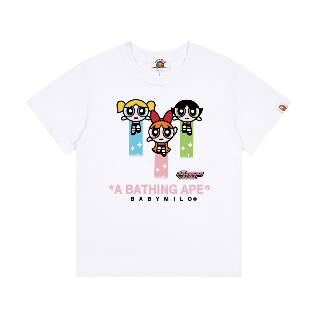 Quần áo trẻ em ngắn Powerpuff Girls