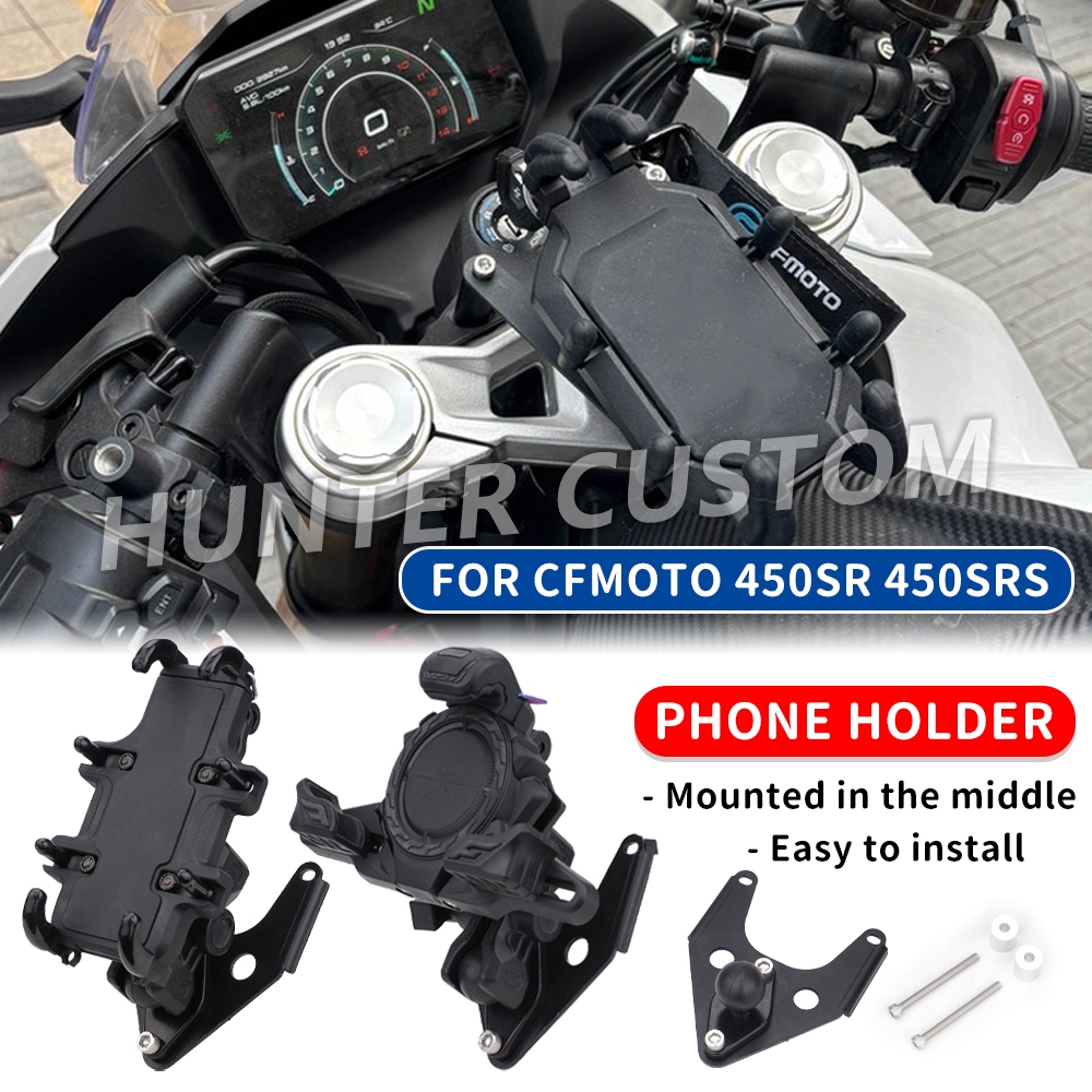 Giá Đỡ Điện Thoại Xe Máy Cho CFMOTO 450SR 450SRS Xe Máy Ngoài Trời Giảm Sốc Phụ Kiện Điện Thoại Di Đ