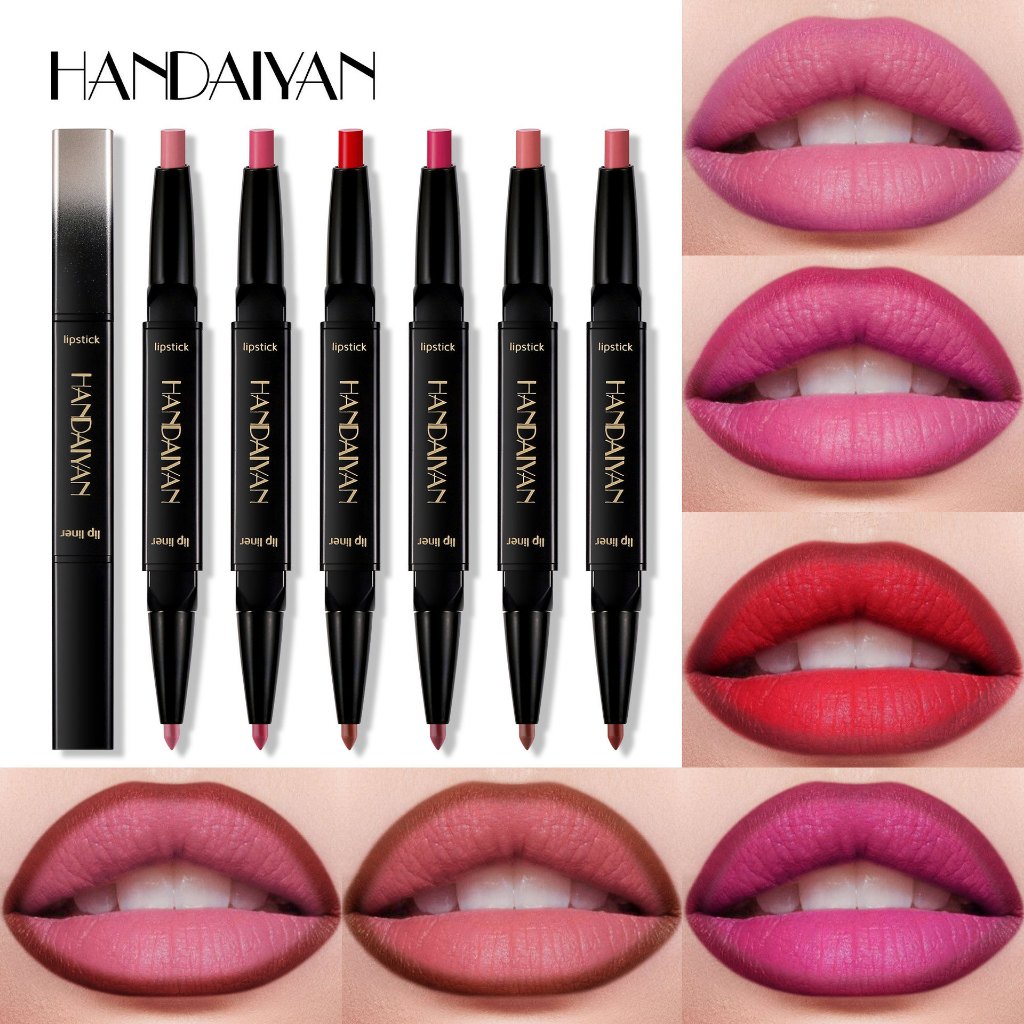 ANDAIYAN Lip Liner Pencil Lipstick Pencil Matte Chống thấm nước Dễ dàng tô màu