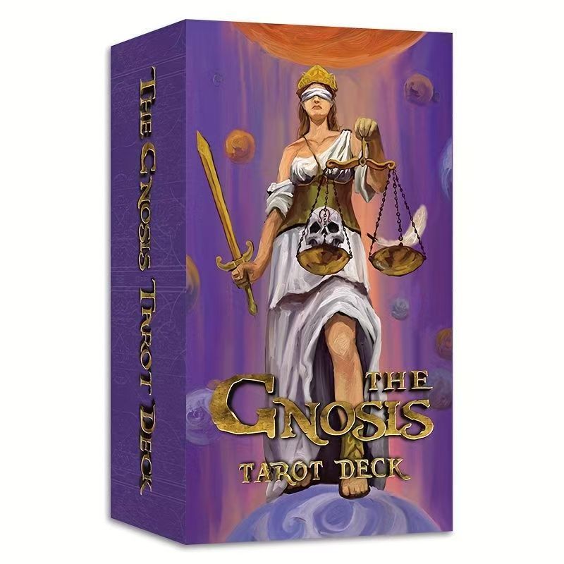 Bộ bài Tarot Gnosis 78 lá bài Tarot với sách hướng dẫn Phong cách nghệ thuật thần thoại huyền bí độc