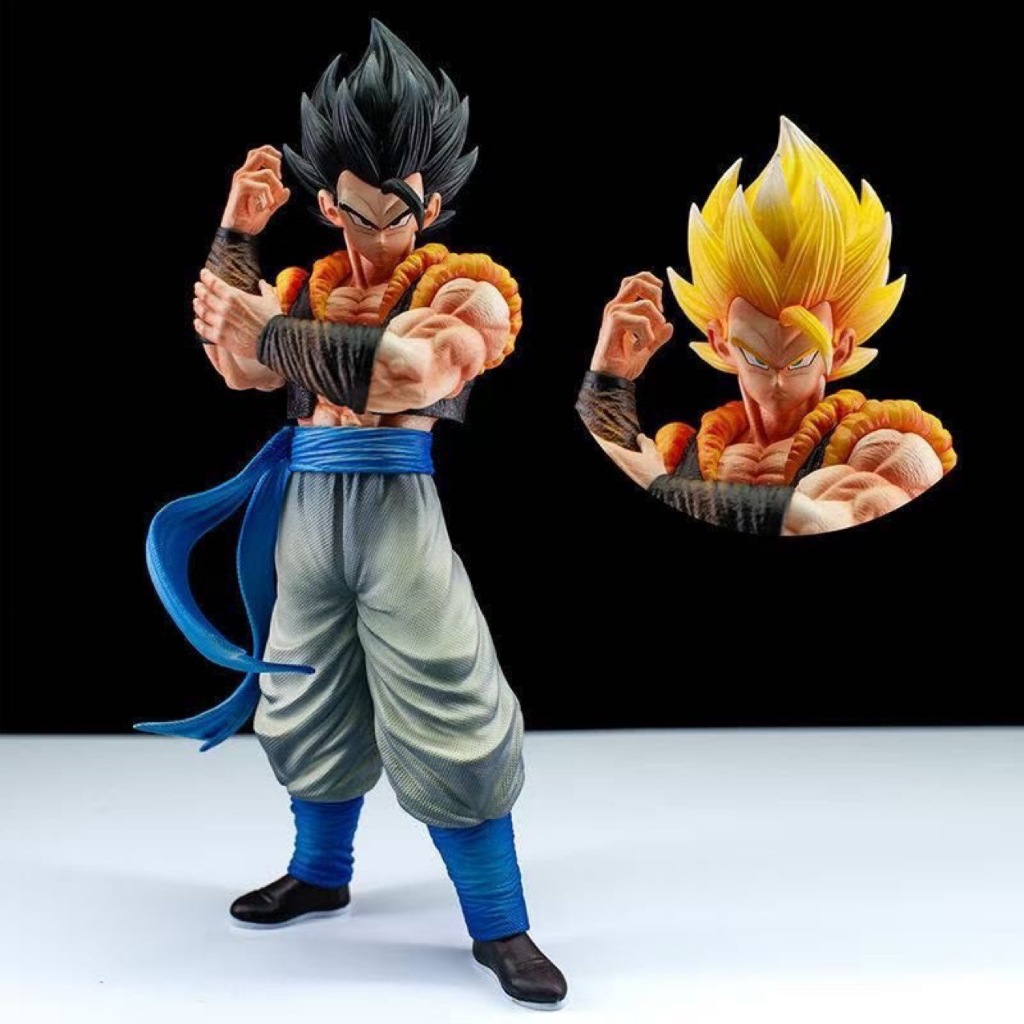 [Đầu đôi] Dragon Ball VF Gogeta Gogeta Tượng mô hình Anime hai chiều Trang trí✅ ⛱Quà tặng búp bê Ani