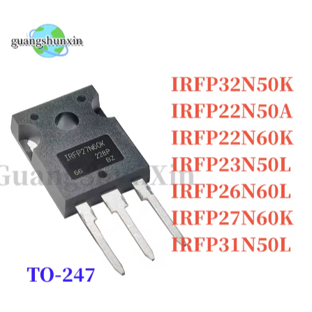 5 CHIẾC MỚI IRFP32N50K 32N50 TO247 IRFP31N50L IRFP27N60K IRFP26N60L IRFP23N50L IRFP22N60K IRFP22N50A