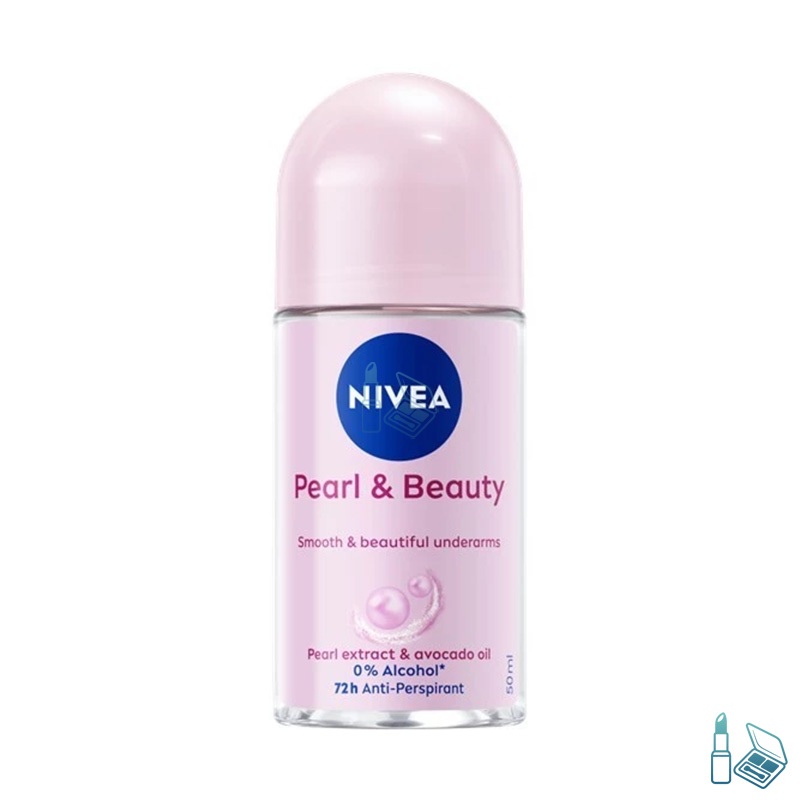 NIVEA Lăn Khử Mùi Ngọc Trai & Làm Đẹp Chống Mồ Hôi Lăn Khử Mùi, 50ml