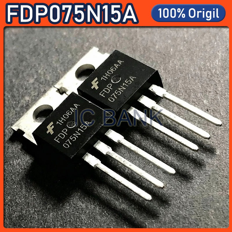 2 Chiếc Chính Hãng FDP075N15A 075N15A TO-220 150V / 75A MOS Hiệu Ứng Trường Transistor