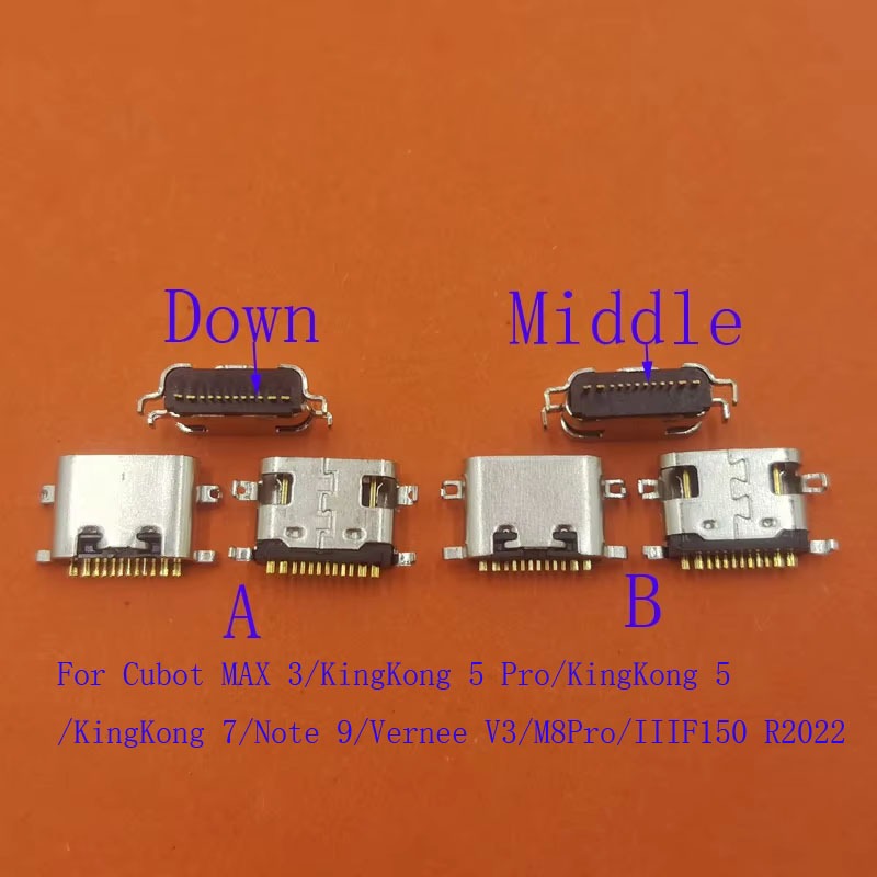 10-30 Cái Đầu Nối Cắm USB Cho Cubot KingKong 7 5 MAX 3 Note 9 IIIF150 R2022 Vernee V3 M8 Pro Sạc Loạ