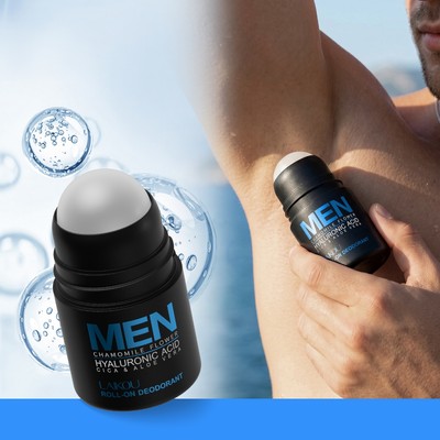 LAIKOU Nam Khử Mùi Cuộn Trên 50ml Chống Mồ Hôi Ngăn Ngừa Mùi Kiểm Soát Lâu Dài Khô Vô Hình Bảo Vệ Làm Trắng Vitamin C Chăm Sóc Nách