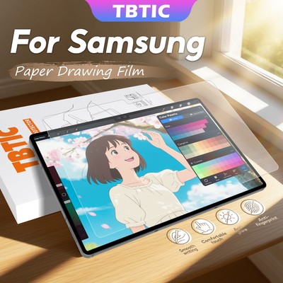 TBTIC Matte Paper Like Screen Protector Cho Samsung Tab A11 A9 8.7 S11 S10 S9 S8 S7 FE Plus 10.9 12.4 11 S6 Lite 10.4 P620 A8 S5E 10.5 A7