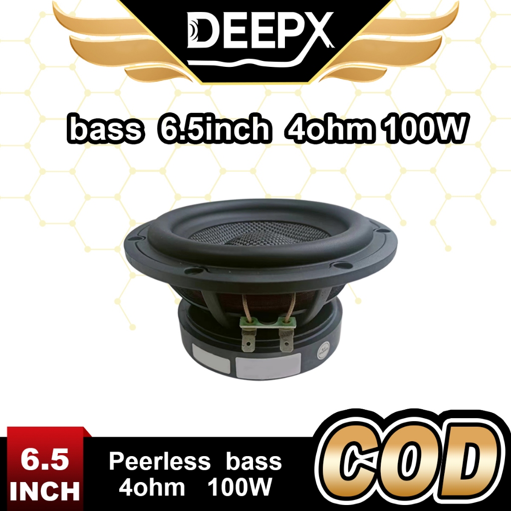 Củ loa bass Peerless  6.5inch 4ohm 100W   Âm Thanh Bass Đậm Chuẩn