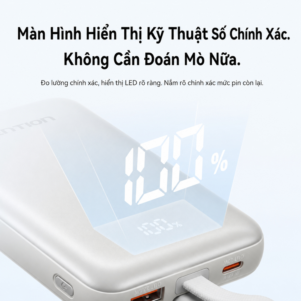 【Hàng mới 2026】Vention Sạc Dự Phòng Màu Cam, Hỗ Trợ Sạc Nhanh Không Dây 15W, Sạc Dự Phòng Từ Tính 10000mAh Cao Cấp Mini, Tương Thích iPhone  Samsung Huawei OPPO Vivo, Hàng Chính Hãng. | BigBuy360 - bigbuy360.vn