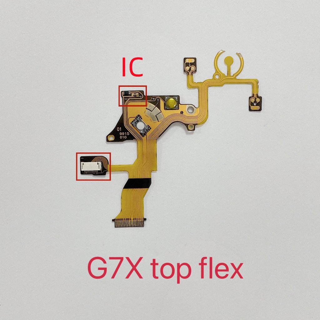 Mới G7X Top Cover Cáp Mềm Có IC Cho Canon G7X G7X1 G7X I Camera Top Cáp Sửa Chữa Một Phần