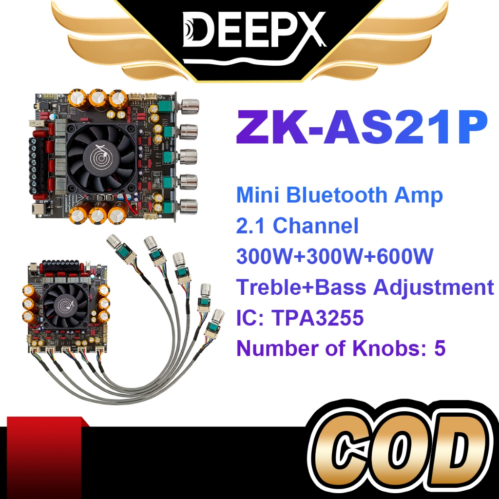 Mạch Khuếch Đại Âm Thanh Và Bluetooth 2.1 300W+300W+600W chip TPA3255 AS21P