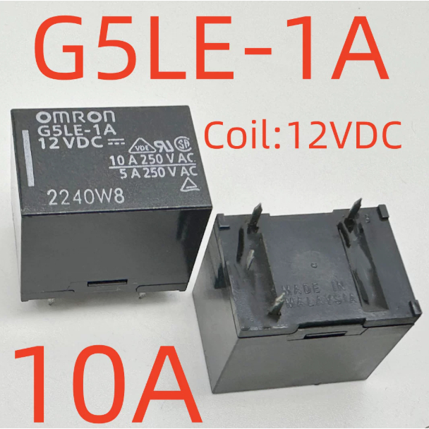 Rơle 4 chân 10A chính hãng hoàn toàn mới G5LE-1A G5LE-1A-VD 12VDC 4123A