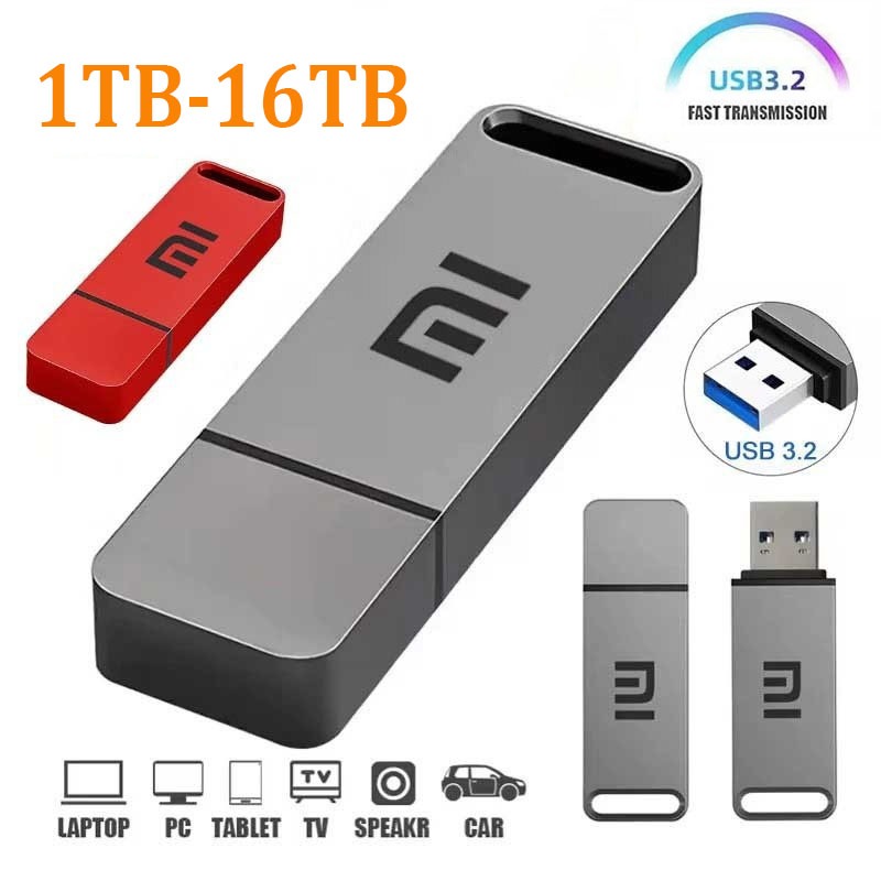 16TB USB 3.0 Ổ Đĩa Flash Chuyển Tốc Độ Cao 1TB 2TB 4TB 8TB Kim Loại Pendrive Đĩa Flash Pen Drive Mem