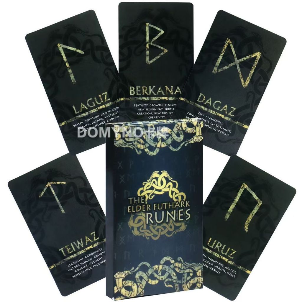 The Elder Futhark Runes The Elder Futhark Runes 26 Miếng 10.5 * 6cm Board Game Cards