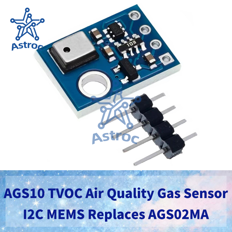 1 CÁI ~ 5 CÁI AGS10 TVOC Cảm biến khí chất lượng không khí I2C MEMS Thay thế AGS02MA