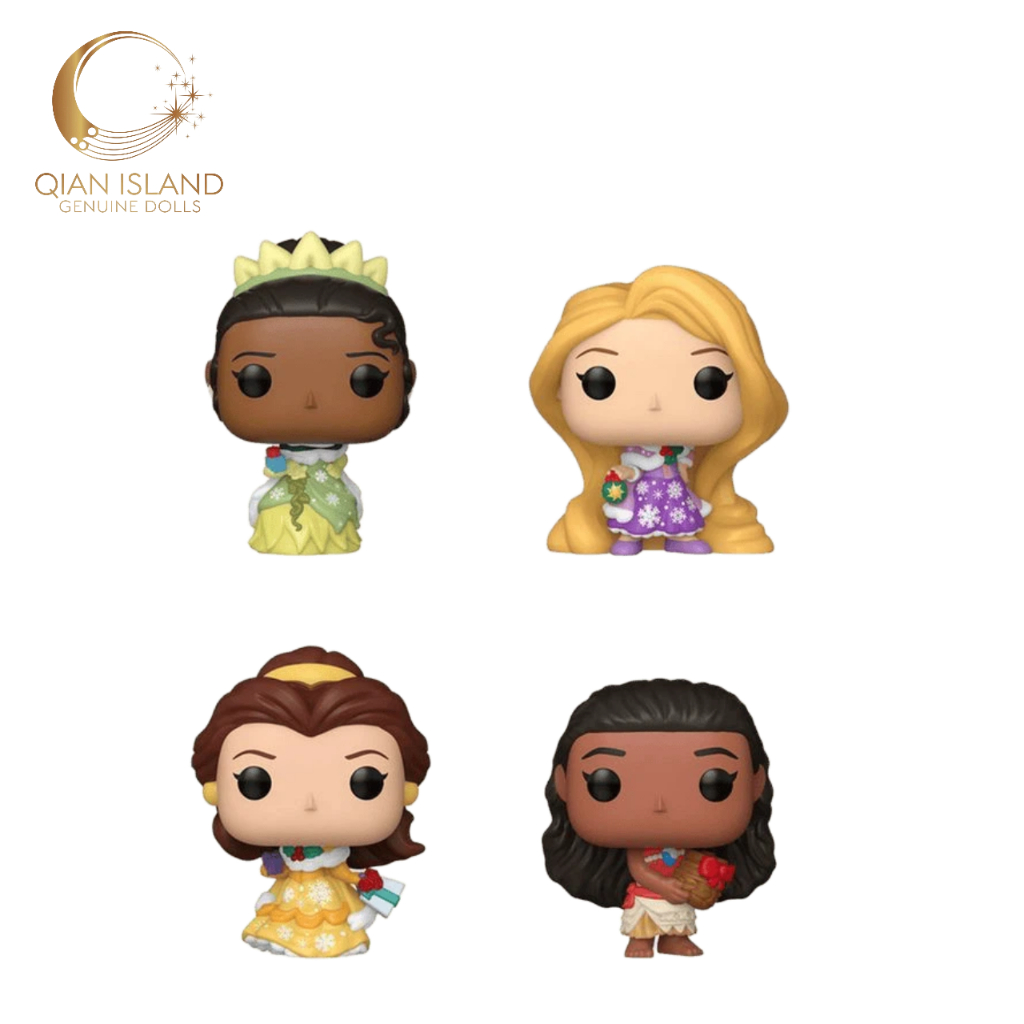 Chính Hãng Funko Disney Le Pei Công Chúa Belle Moana Mù Trứng Hộp Mù Ngoại Vi Tay Đồ Trang Trí Búp B
