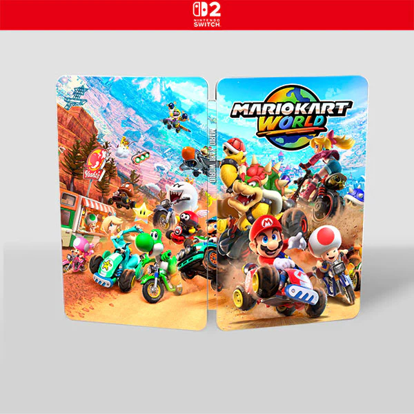 Sách thép Mario Kart World Switch 2 |Hộp tưởng tượng