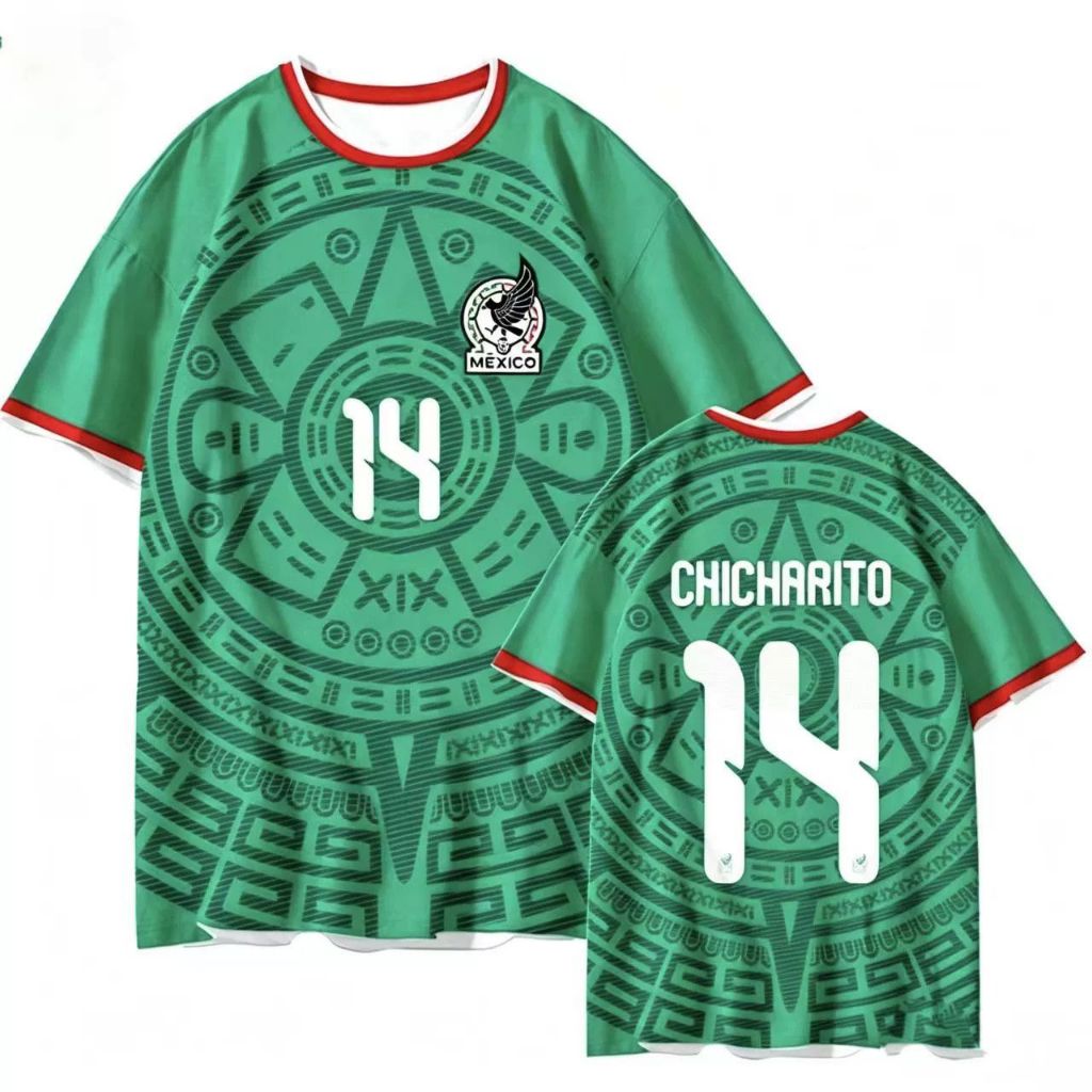 2026 World Cup Mexico Sân nhà Áo Hirving Lozano Đồng chủ nhà Áo sơ mi bóng đá khô nhanh thoáng khí
