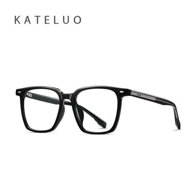 KATLUO Mới Về Unisex Kính Mắt Thời Trang, Kính Khung Vuông Siêu Nhẹ TR4004