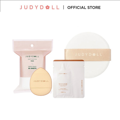 [QUÀ TẶNG KHÔNG BÁN] JUDYDOLL BÔNG TẨY TRANG + BÔNG MÚT TÁN KEM + BÔNG MÚT MINI + KEM LÓT 1G