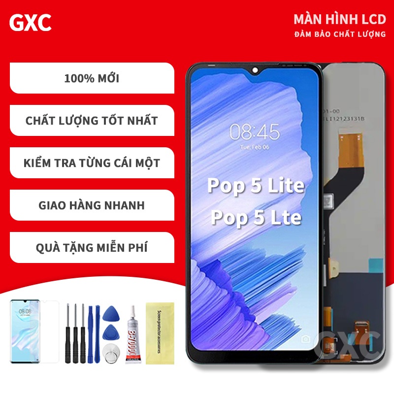 Dành Cho Tecno Pop 5 Lte Pop 5 Lite BD4 BD4a BD4i Màn Hình LCD Siêu Trong Suốt Màn Hình LCD Thay Thế