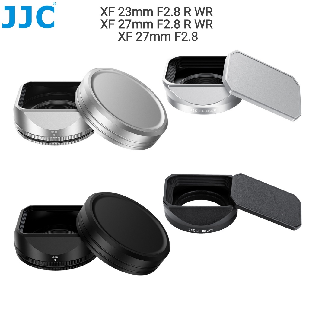 JJC Hood kim loại Cho XF 27mm F2.8 R WR & XF 23mm F2.8 R WR Máy ảnh Cap nắp nhôm bảo vệ lens, Thay t