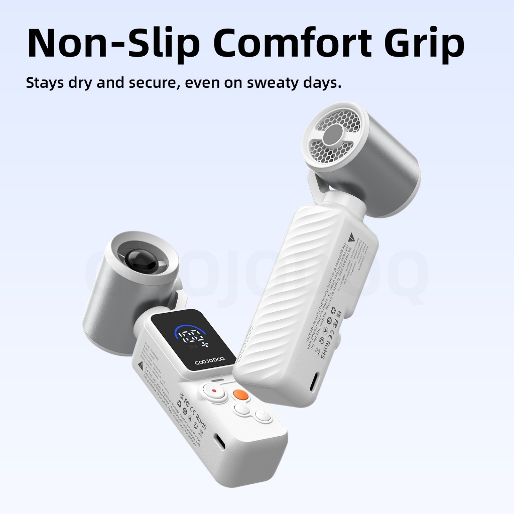 GOOJODOQ Quạt Mini GFS028 ,100 cài đặt tốc độ gió, 18000 vòng / phút, dung lượng 1800mAh, di động 135g. | BigBuy360 - bigbuy360.vn