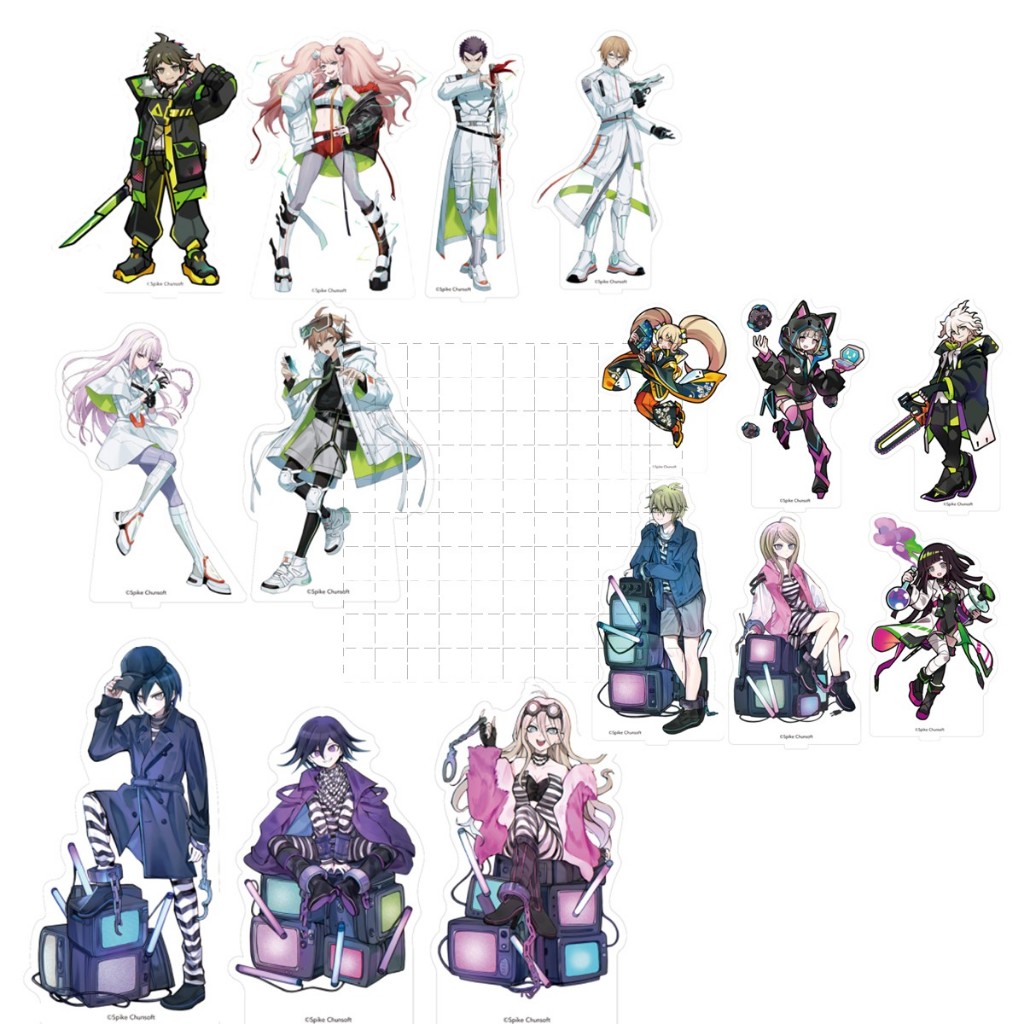Danganronpa Acrylic Stand - Nanami Chiaki, Ouma Kokichi, Makoto Naegi (Bản gốc cuối cùng) Anime Hình