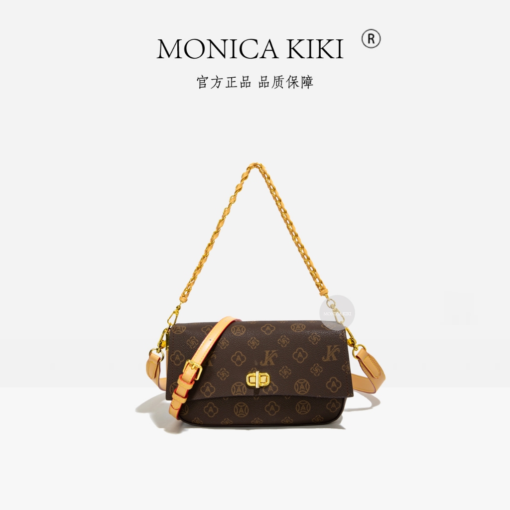 MONICA KIKI Retro Hoa Cũ Vai Nách Túi Nữ Đi Lại Túi Messenger